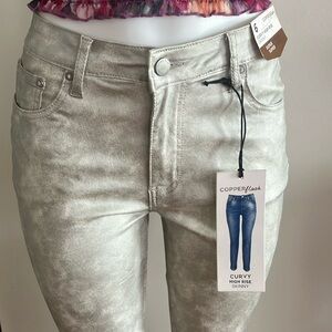 Cooper flash denim curvy high rise skinny, super stretch & comfy size 6